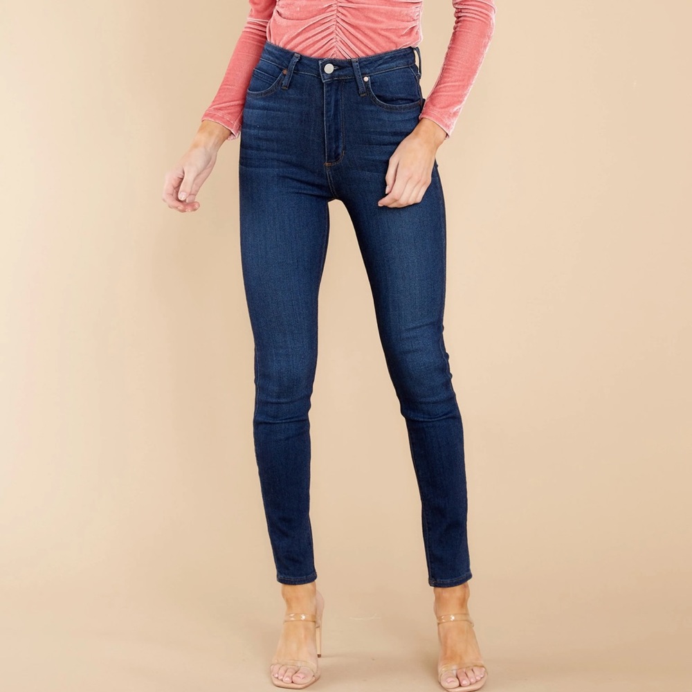 Just Black High Rise Basic Crop Skinny